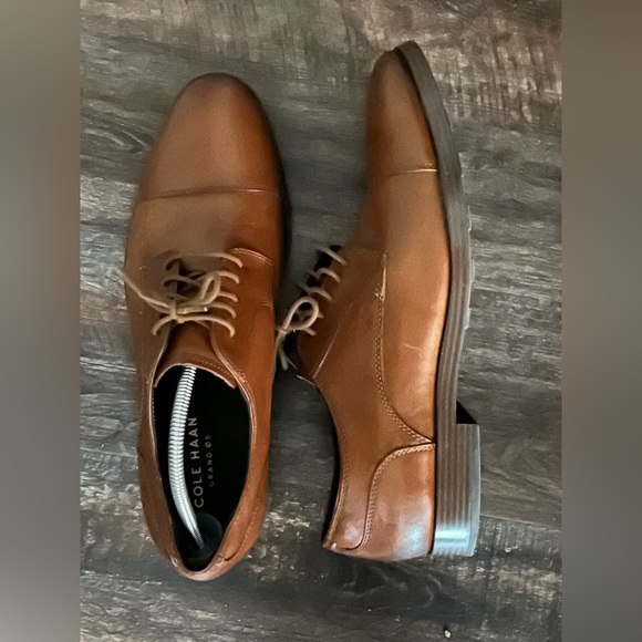 Cole Haan Tan Leather Men\'s Oxfords main image 4